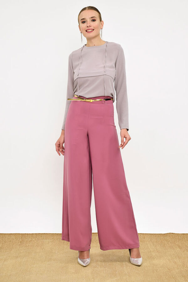 0125-1 Large Size Trousers Skirt Powder - 5