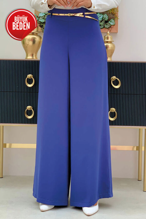 0125-1 Plus Size Hosenrock Indigo - 3
