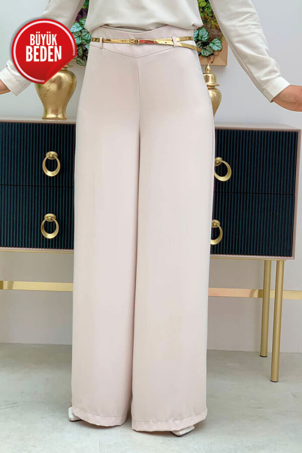 0125-1 Large Size Trousers Skirt Stone - 3