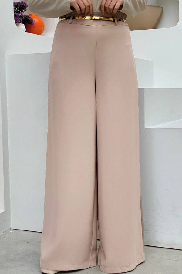 Zippered Belt Accessory Trousers Skirt 0125 Cream - 4