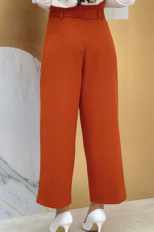 0174-1 Large Size Waist Tied Trousers Tile - 4