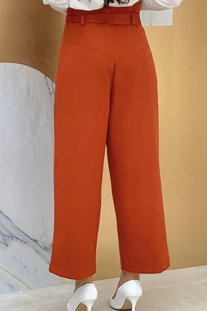 0174-1 Large Size Waist Tied Trousers Tile - 4