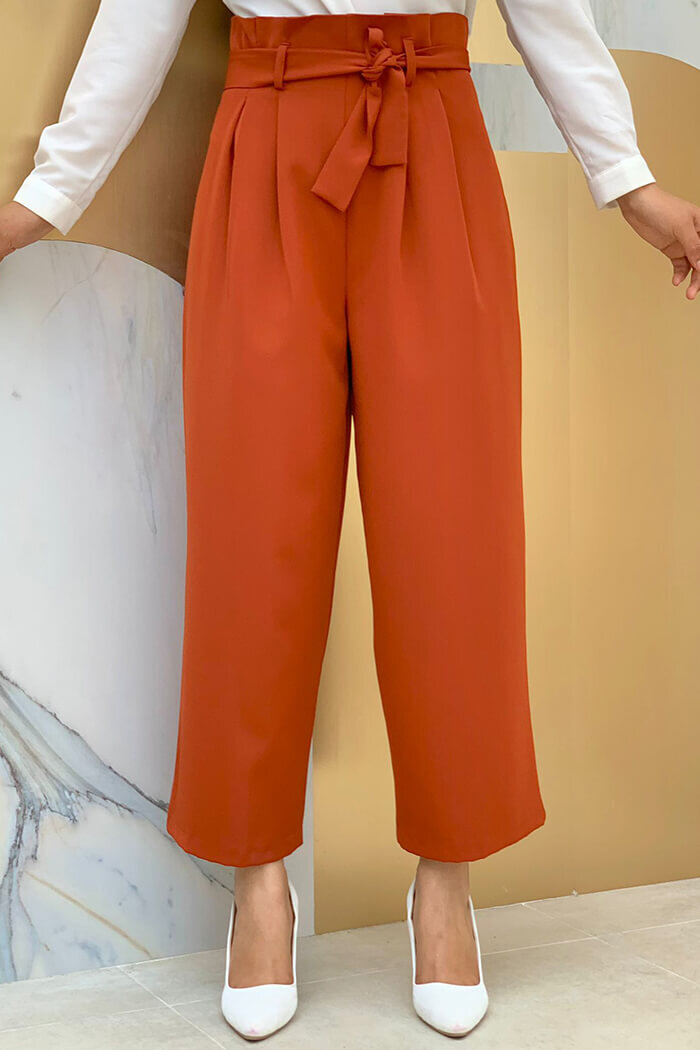0174 Tie Waist Trousers Tile - 2