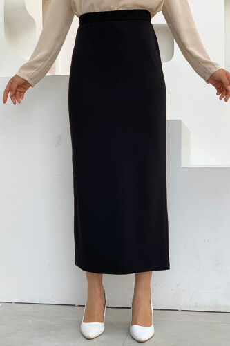 1074 Lycra Skirt Black