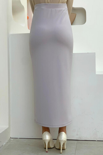 1074 Lycra Skirt Gray - 4