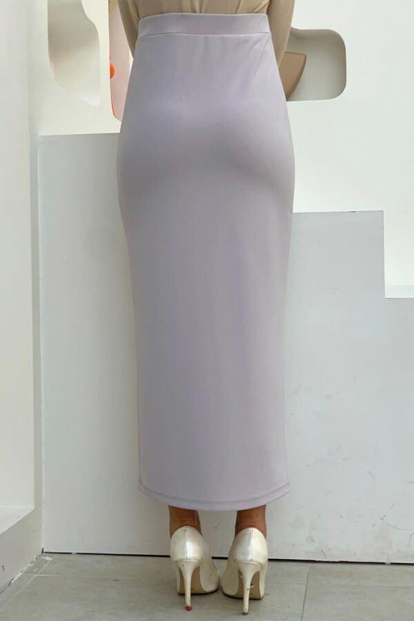 1074 Lycra Skirt Gray - 4