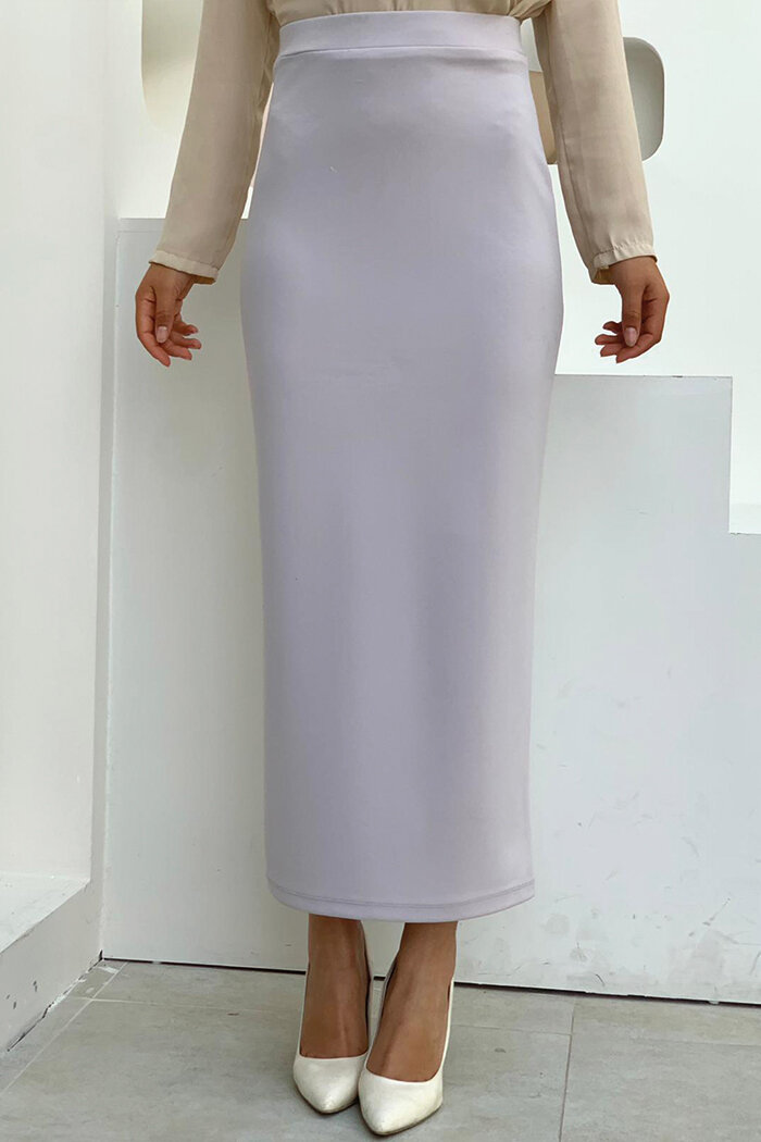 1074 Lycra Skirt Gray - 2