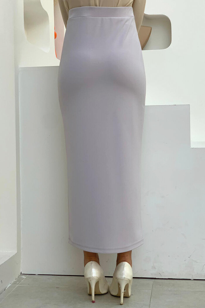 1074 Lycra Skirt Gray - 4