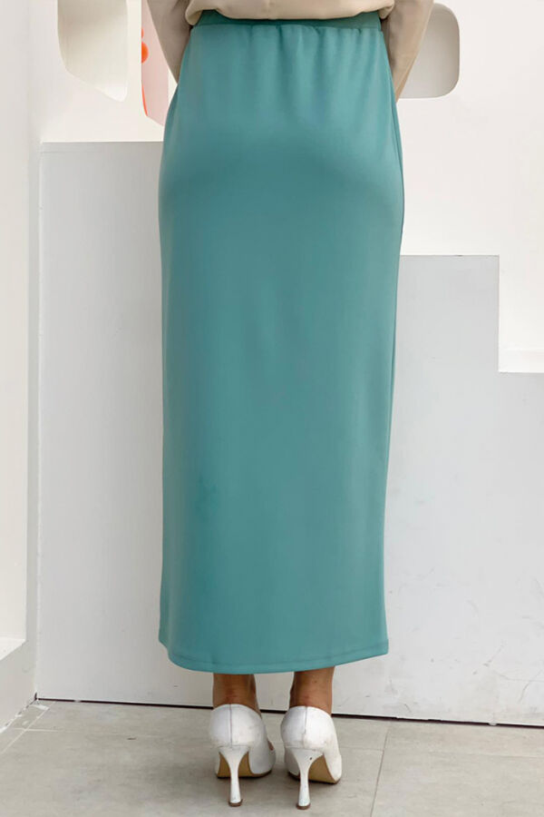 1074 Lycra Skirt Mint - 4