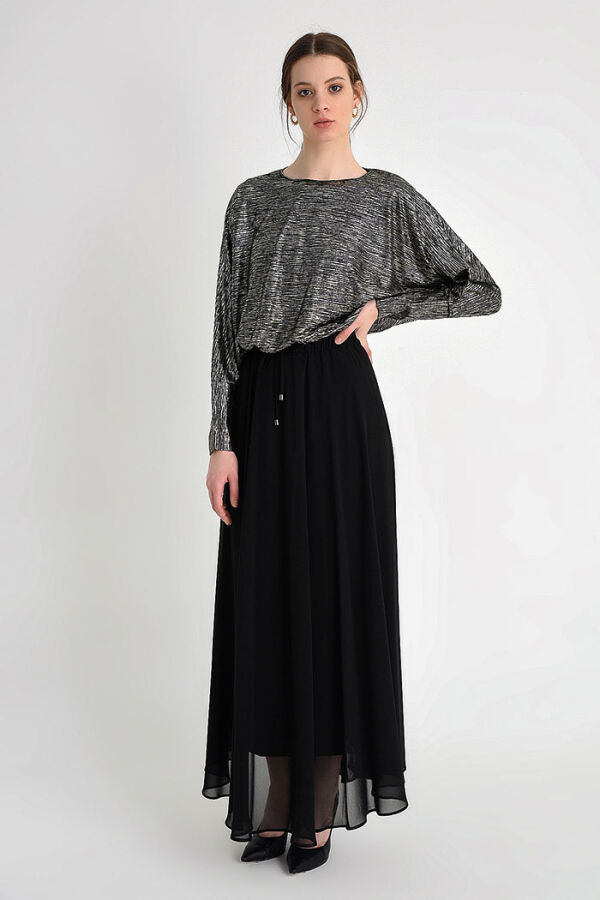 1141 Chiffonrock Schwarz - 6