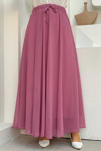 1141 Chiffon Skirt Dried Rose 