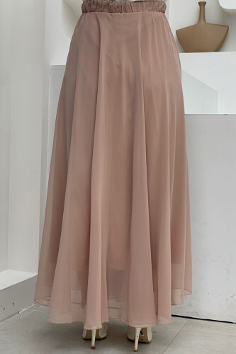 1141 Chiffon Skirt Stone - 4