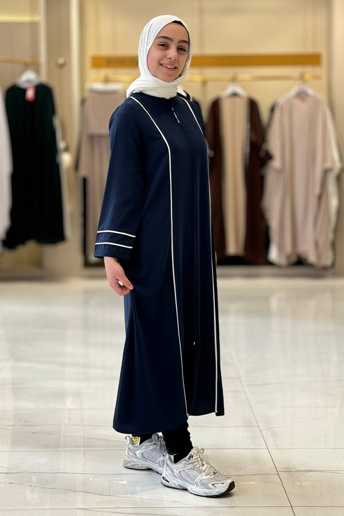Biyeli Çocuk Feracesi 1201 Lacivert - 2
