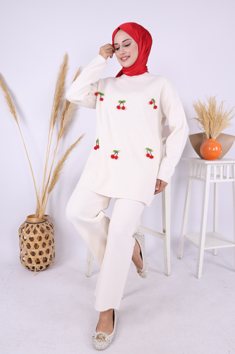 Kiraz Detaylı Takım 1600 Taş - Bym Fashion