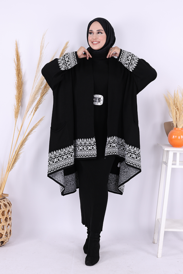 Etrrik Desen Panço 17017 Siyah - 2