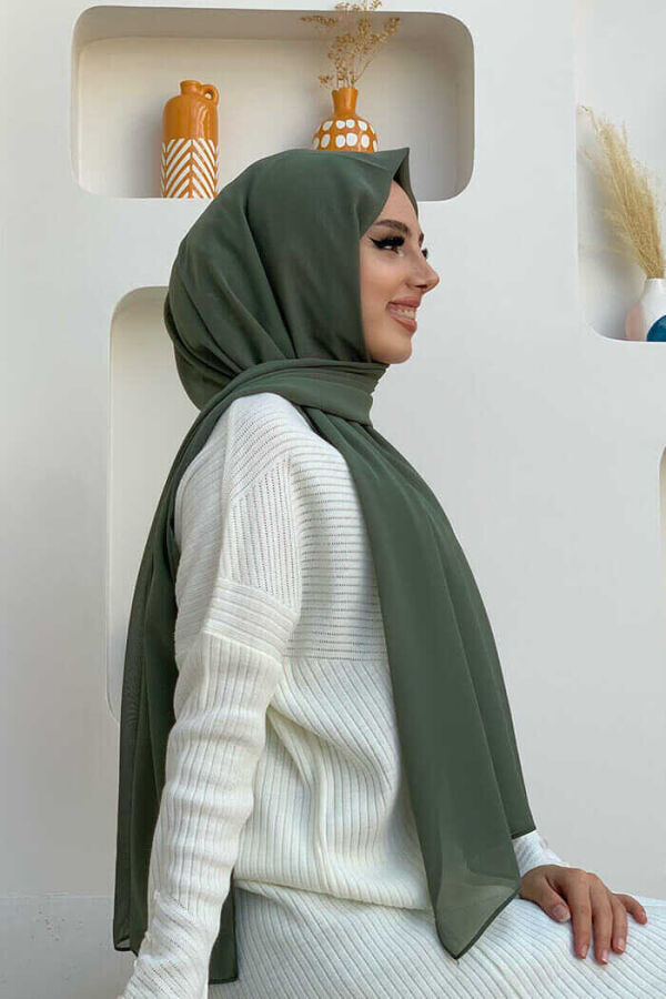 2019 Şifon Şal Mint - 2