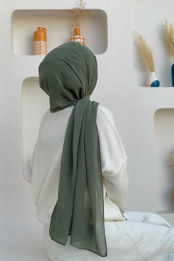 2019 Şifon Şal Mint - 3