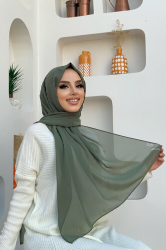 2019 Şifon Şal Mint 