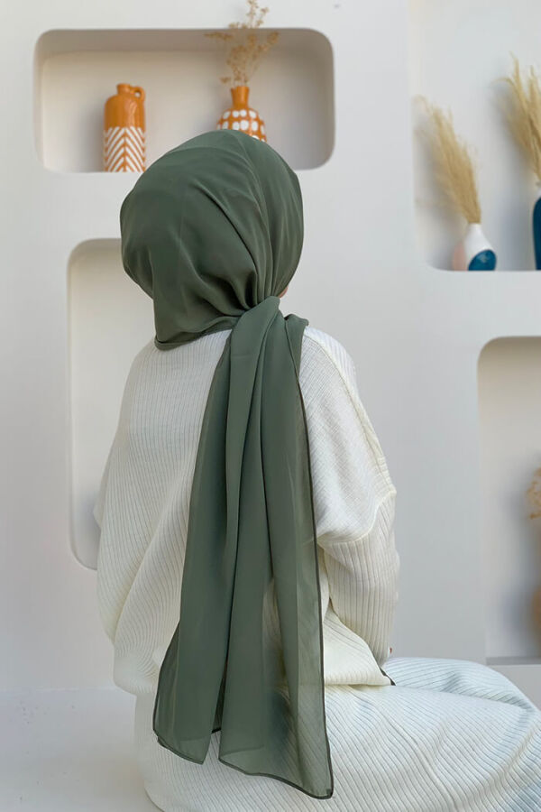 2019 Chiffon Shawl Mint - 6