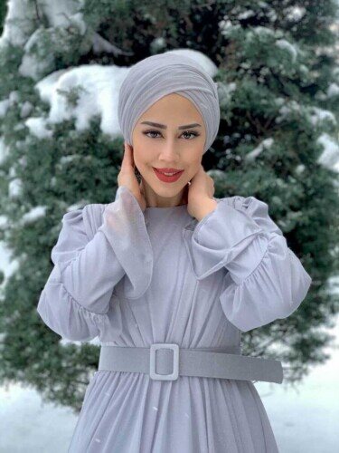 2021 Simli Şal Gri - 1