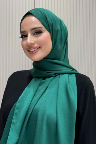 2024 Kobe Saten Şal Zümrüt - 3