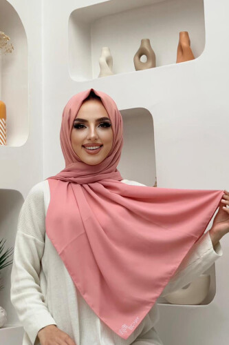 2025 Cwin Şal Pudra - Bym Fashion