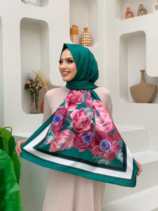 2038 Güldesen Şal Zümrüt - 3