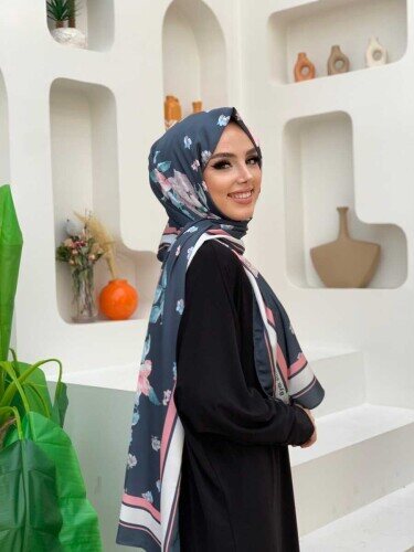 2041 Manolya Şal Antrasit 