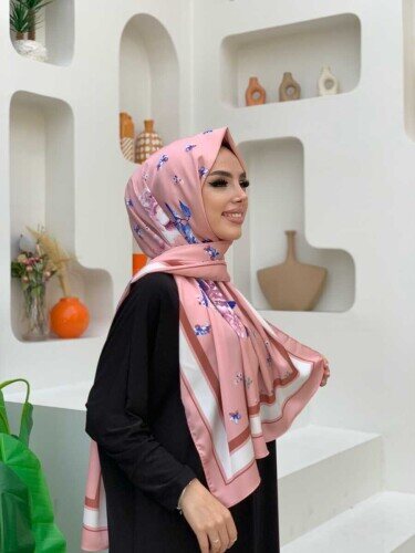 2041 Manolya Şal Pudra - 3