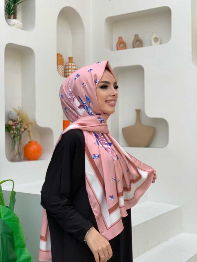 2041 Manolya Şal Pudra - 3