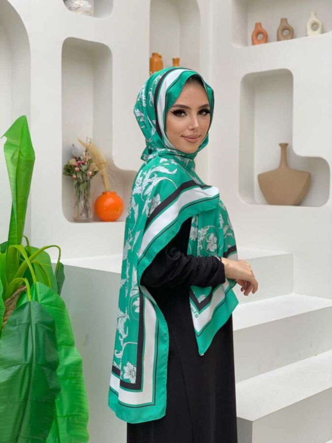 2043 Fulya Şal Yeşil - 3