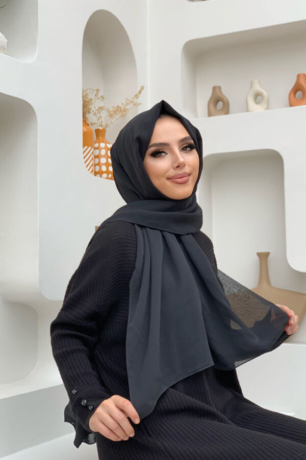 2049 Jan Jan Shawl Black - 2