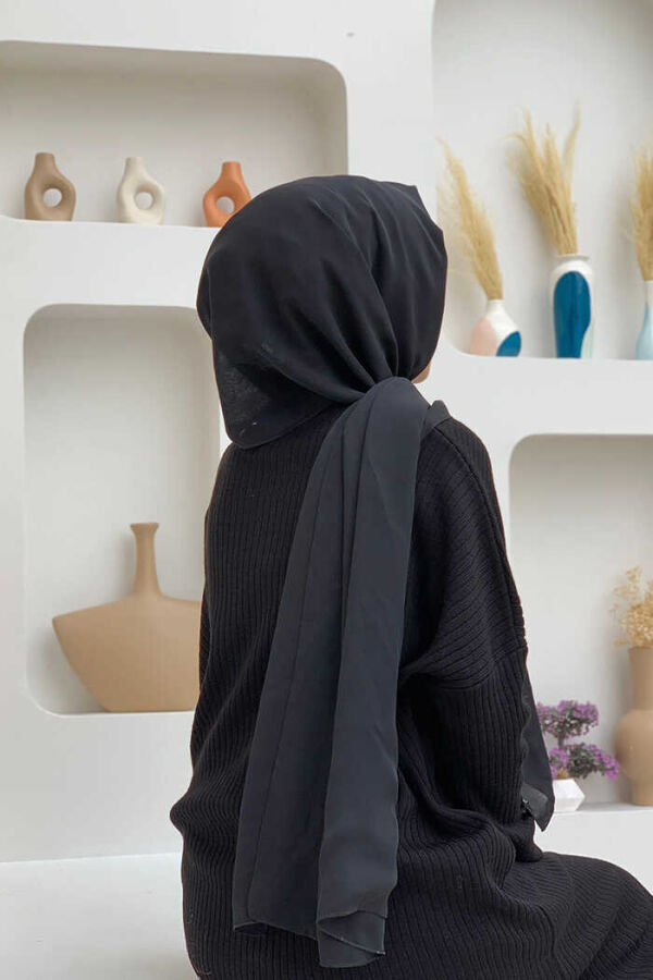 2049 çift katlı Jan Jan Şal Siyah - 5