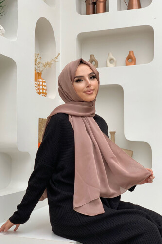 2049 çift katlı Jan Jan Şal Vizon - Bym Fashion