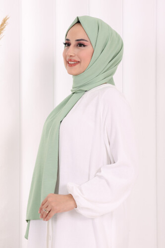 2051 Pamuk Caz Şal Mint - 3