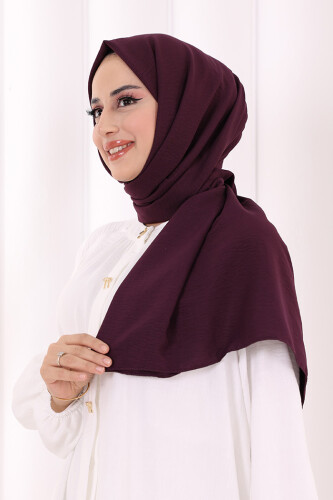 2051 Pamuk Caz Şal Mürdüm 