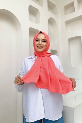 2052 Şal Mercan - Bym Fashion