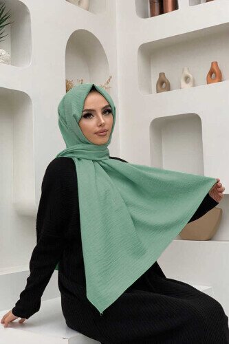 2052 Şal Mint - Bym Fashion