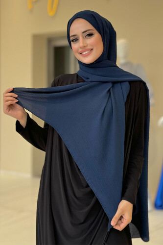 2068 caz şal Lacivert - Bym Fashion