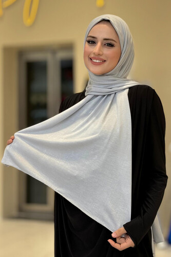 Penye Şal 2069 Gri - Bym Fashion