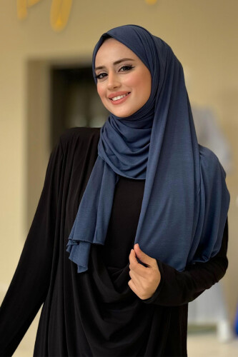 Penye Şal 2069 Lacivert - Bym Fashion