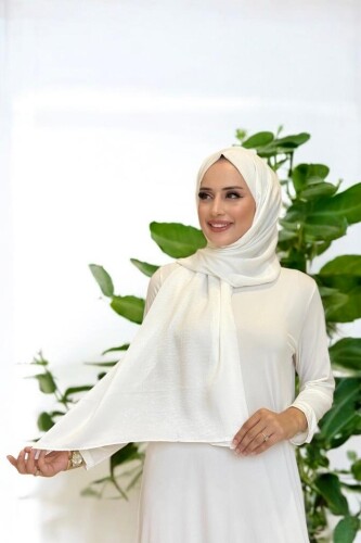 2070 Pamuk Bambu Şal Ekru 