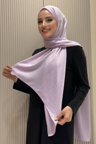 2070 Pamuk Bambu Şal Leylak - Bym Fashion