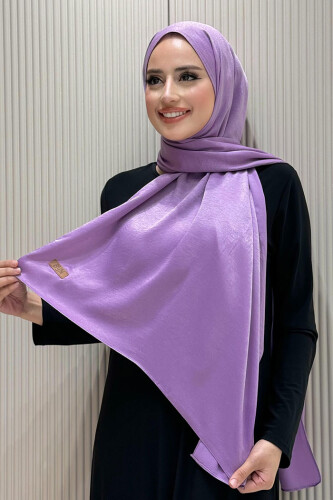 2070 Pamuk Bambu Şal Lila - Bym Fashion