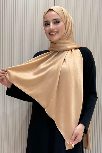 2070 Pamuk Bambu Şal Somon - Bym Fashion