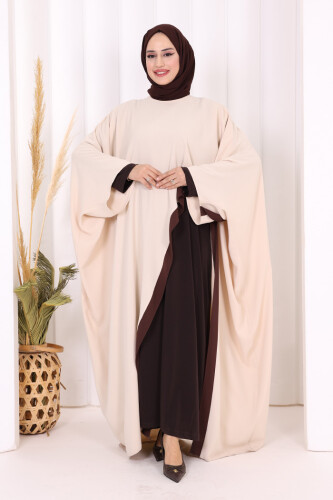 Şeritli Yandan Yırtmaç Detay Uzun Tunik 2742 Taş 