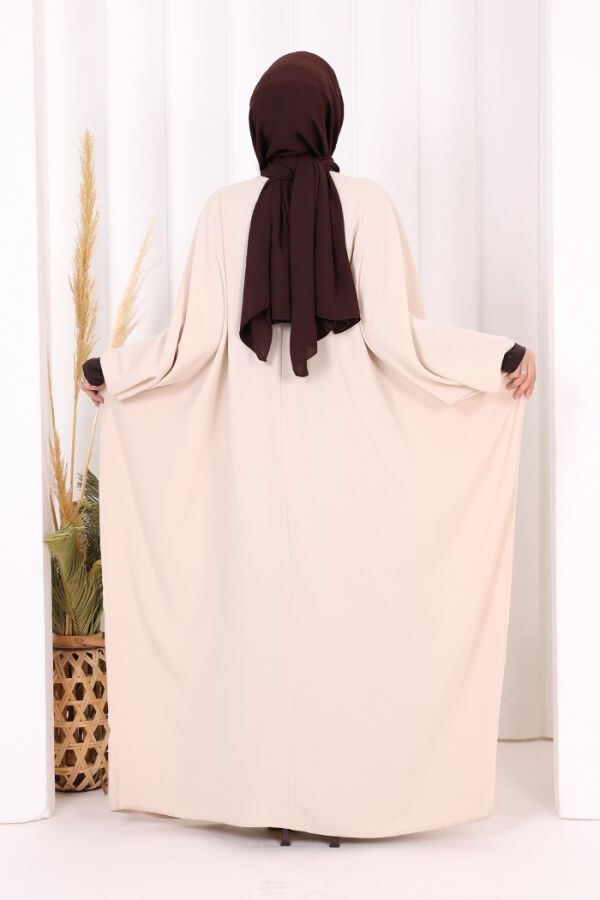 Şeritli Yandan Yırtmaç Detay Uzun Tunik 2742 Taş - 4