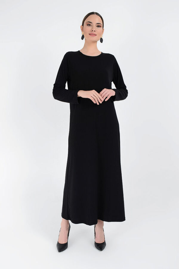 3202-1 Plus Size Sandy Dress Black - 6
