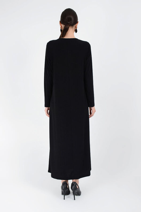 3202-1 Plus Size Sandy Dress Black - 8