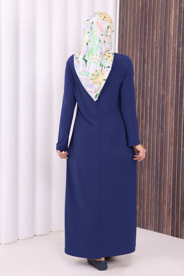 3202-1 Plus Size Sandy Dress Indigo - 3